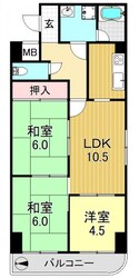 サンライズ有の物件間取画像